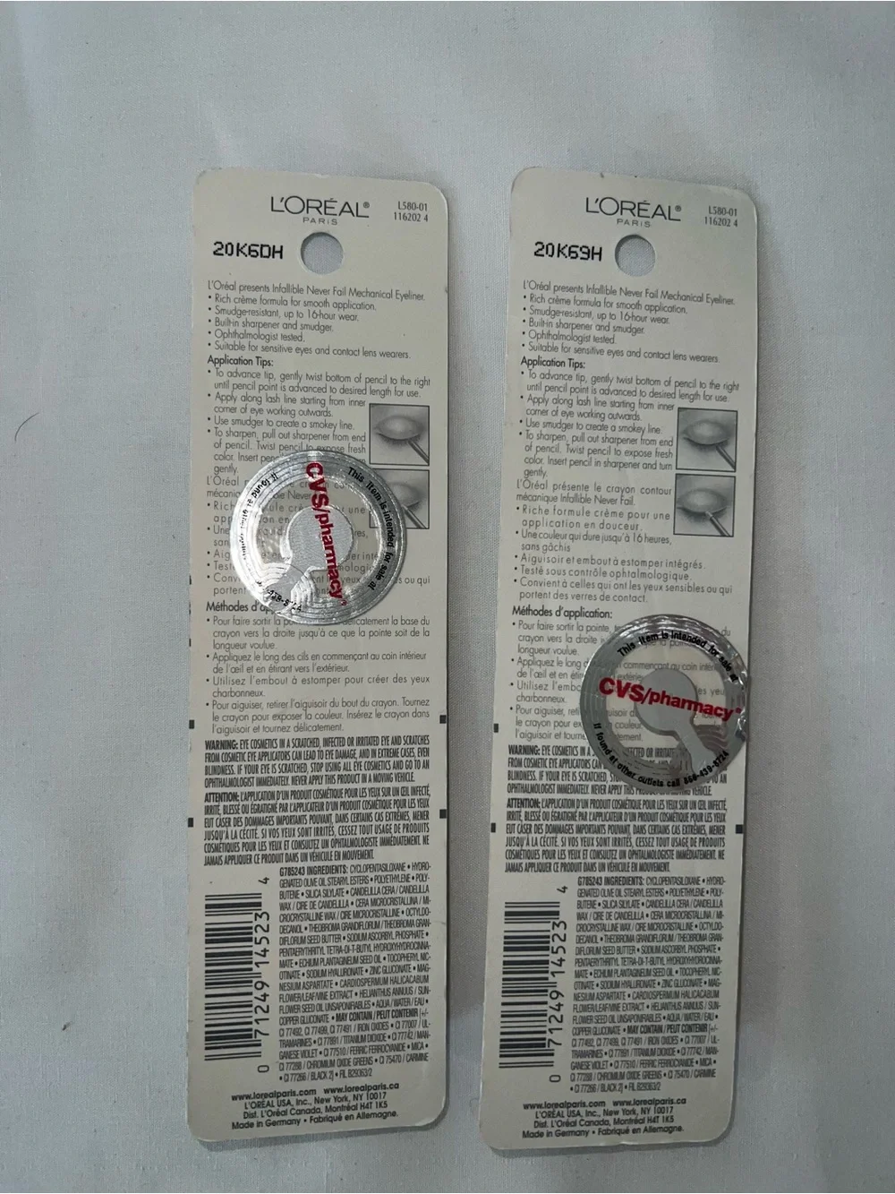 L'Oreal Infallible 511 Black Eyeliner - Twin Pack